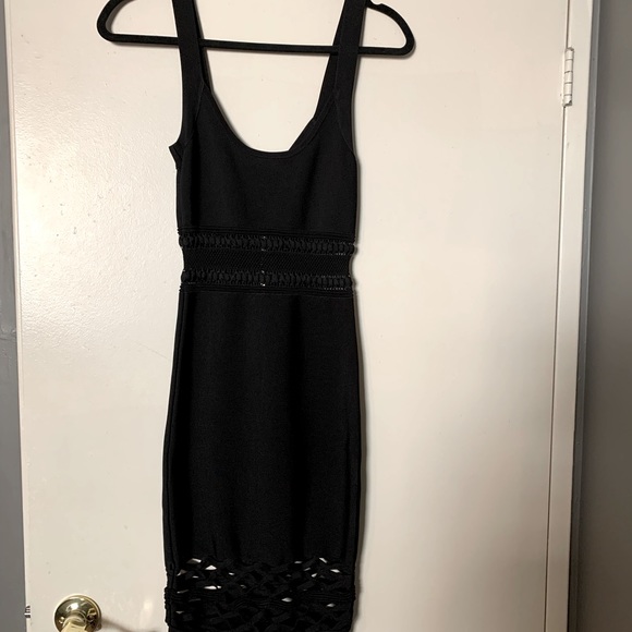 Black body- con, Guess by Marciano dress, unique style worn once. - Picture 1 of 7
